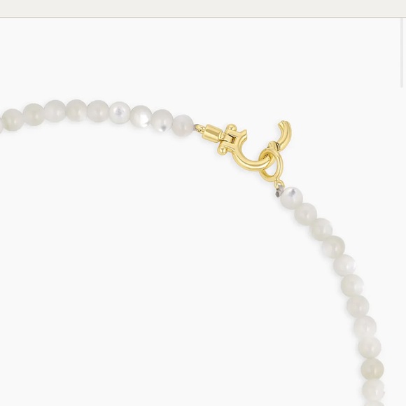 GORJANA CARTER GEMSTONE NECKLACE (MOTHER OF PEARL) - Picture 3 of 7